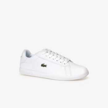 Lacoste Graduate Tonal Leather Sneakers - Tenisky Dámské Bílé | CZ-lMo0Zy